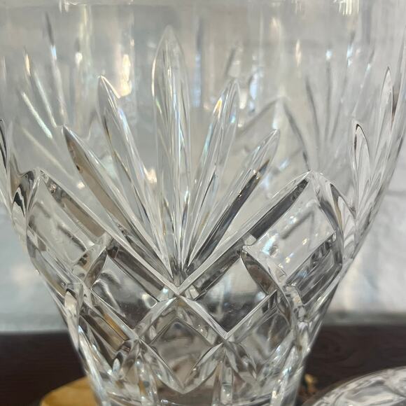 Vintage Crystal Candy Dish with Lid | Elegant Cut Glass Jar - Picture 4 of 5